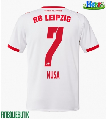 RB Leipzig Antonio Nusa #7 Hemmatröja 2025-26 Kortärmad